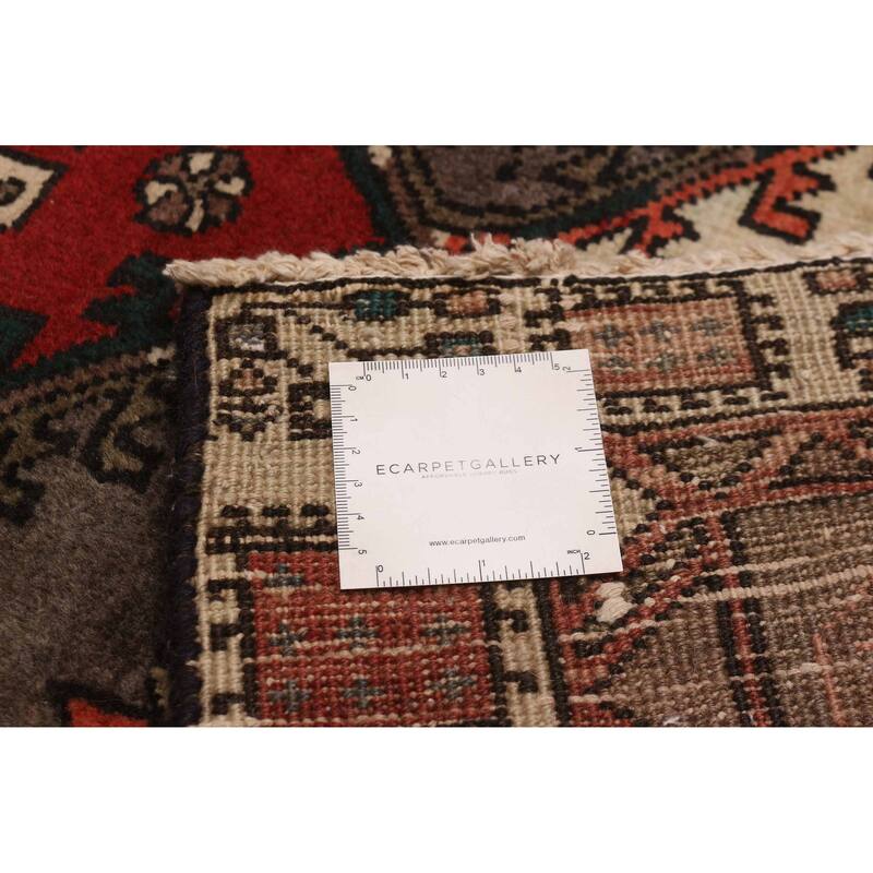 ECARPETGALLERY Hand-knotted Konya Anatolian Grey Wool Rug - 3'7 x 14'2