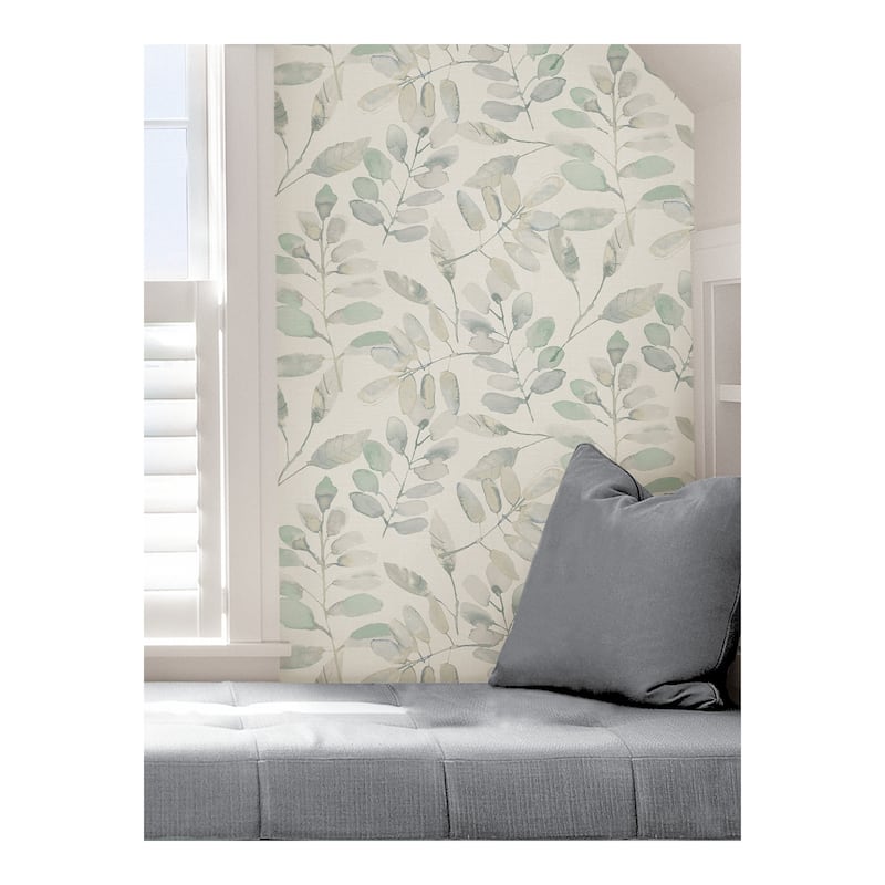 InHome Fable Leaf Botanical Peel-and-Stick Wallpaper - 198in x 20.8in x 0.025in
