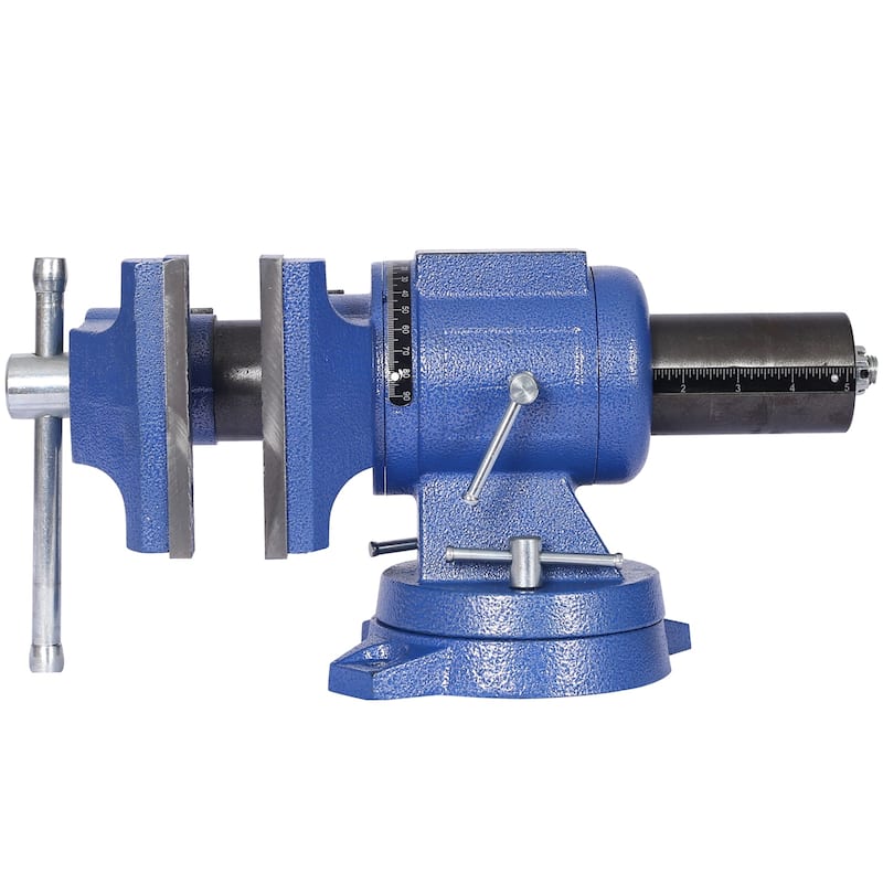 5" Multi-jaw Rotating Bench Vise ,Multipurpose Vise Bench,360-Degree Rotation Clamp on Vise with Swivel Base and Head