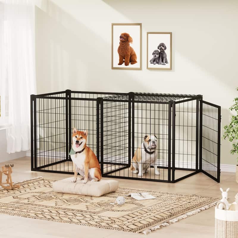 Dog Crate 63 inch Dog Kennel for Small Medium Dogs