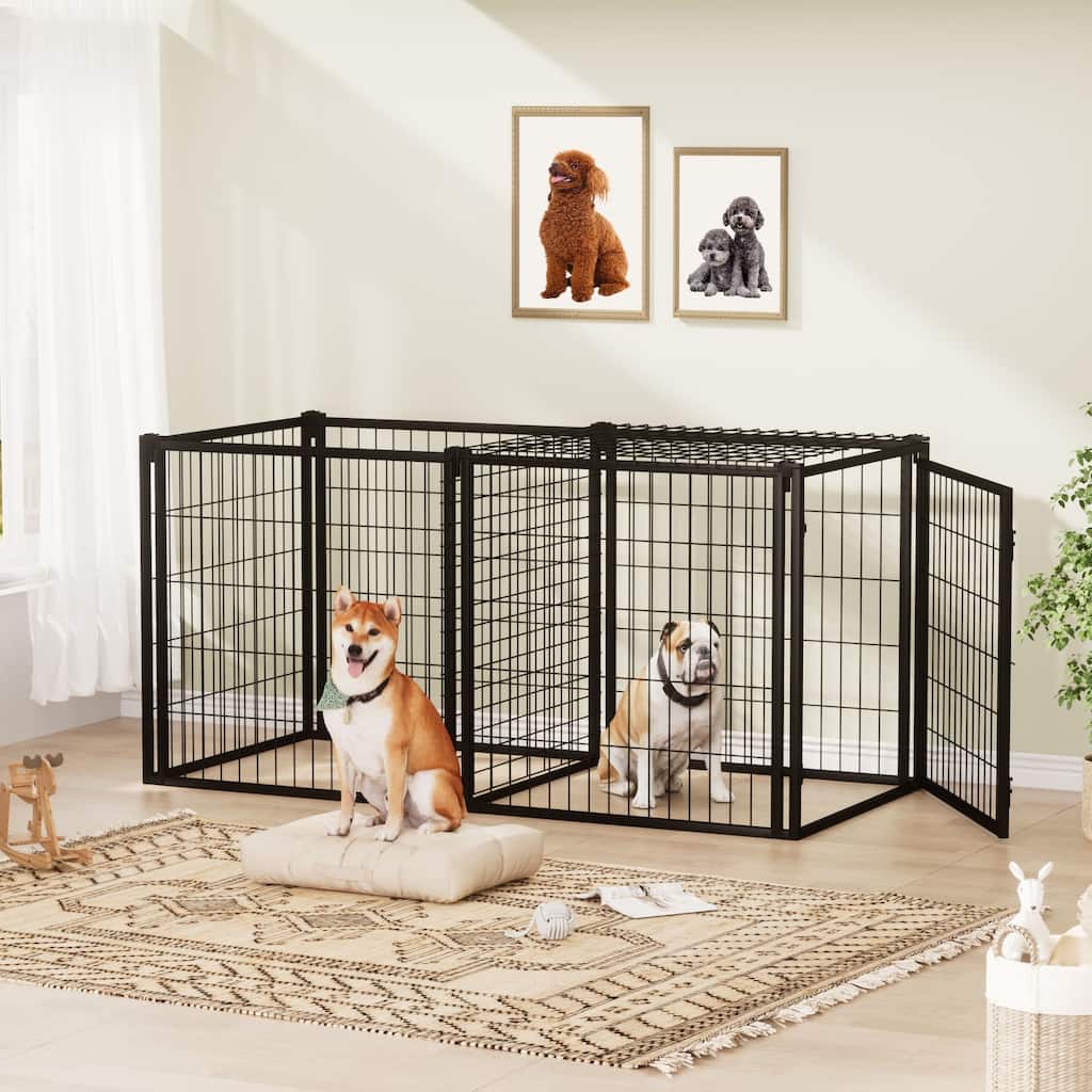 Dog Crate 63 inch Dog Kennel for Small Medium Dogs