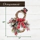 preview thumbnail 2 of 4, Fraser Hill Farm 22-inch Snowman Christmas Door Hanging