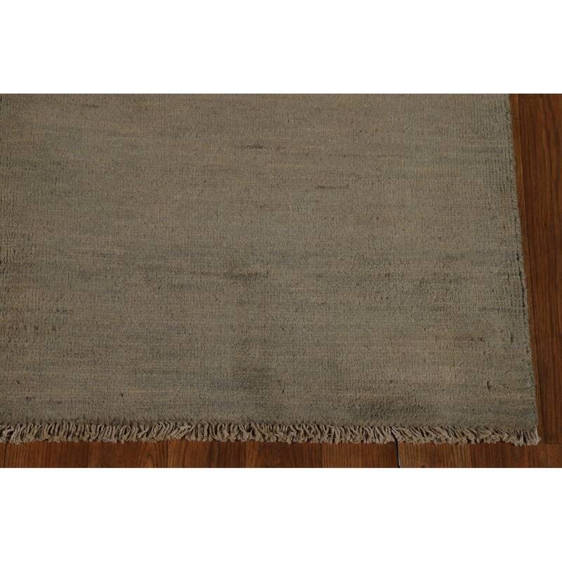 Gabbeh Modern Accent Rug Handmade Nursery Wool Carpet - 4'0"x 5'10"