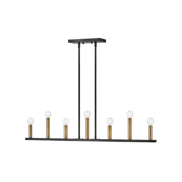 slide 2 of 3, Lark Lazlo Linear Chandelier - 40"