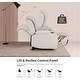 preview thumbnail 46 of 53, Oversized Power Lift Recliner Chair with Massage & Heat, PU Leather, USB Port, Cup Holders & Pockets