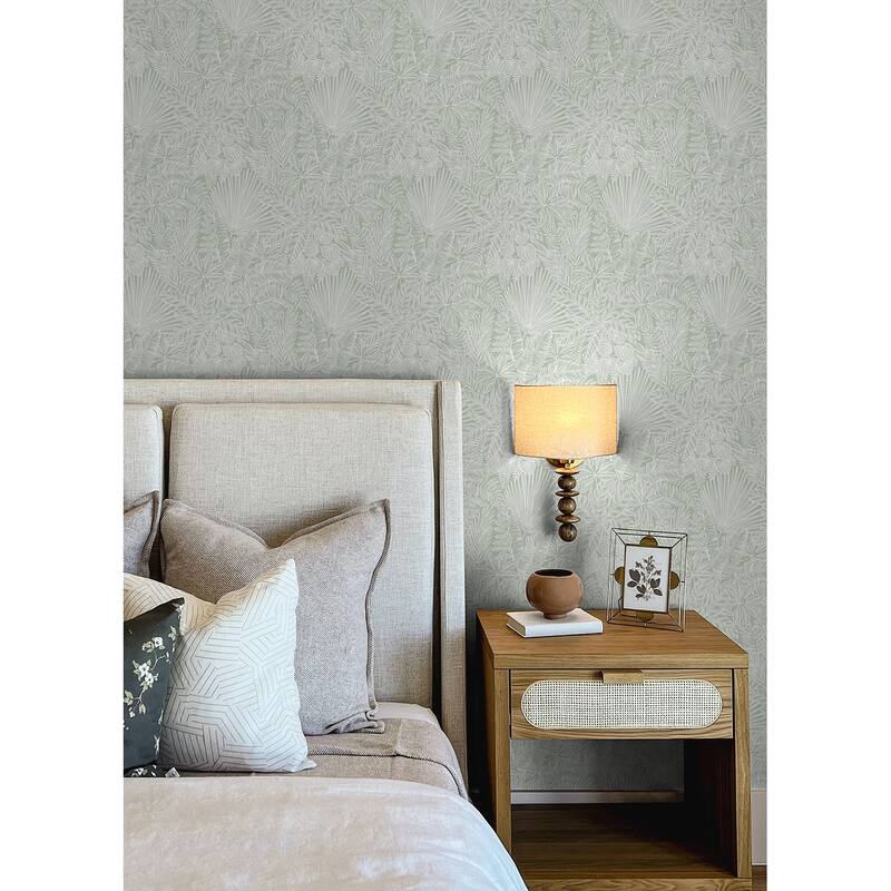 A-Street Prints Vita Sage Botanical Wallpaper