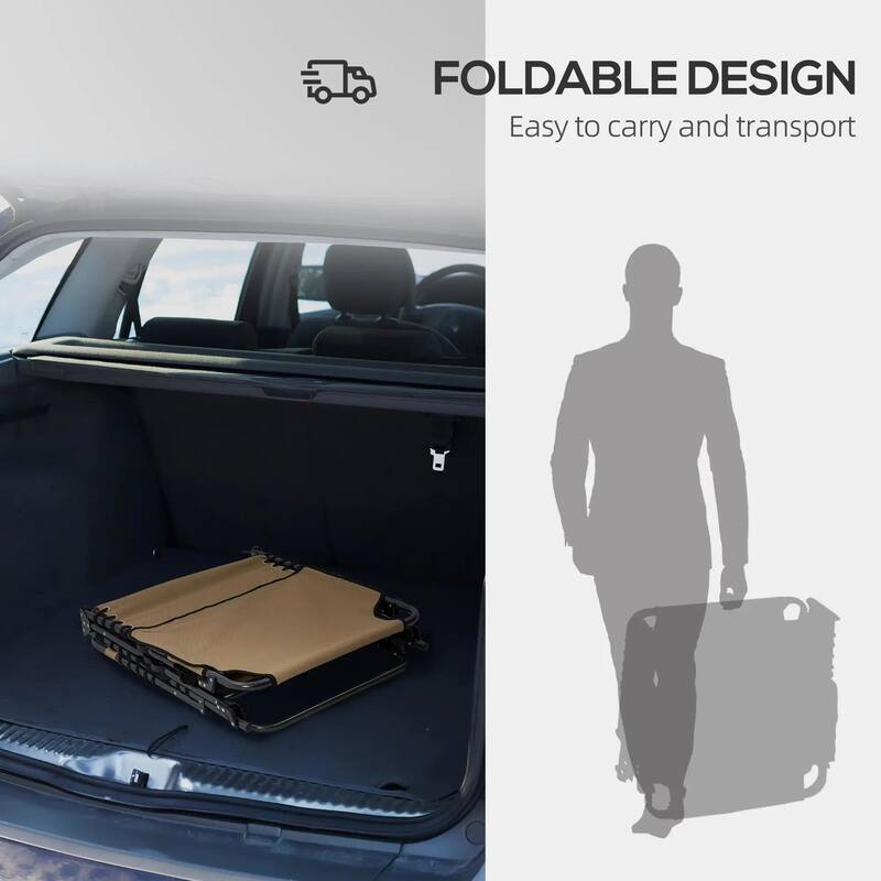 2PCS Folding Chaise Chairs with 5-level Reclining Back, Reading Hole