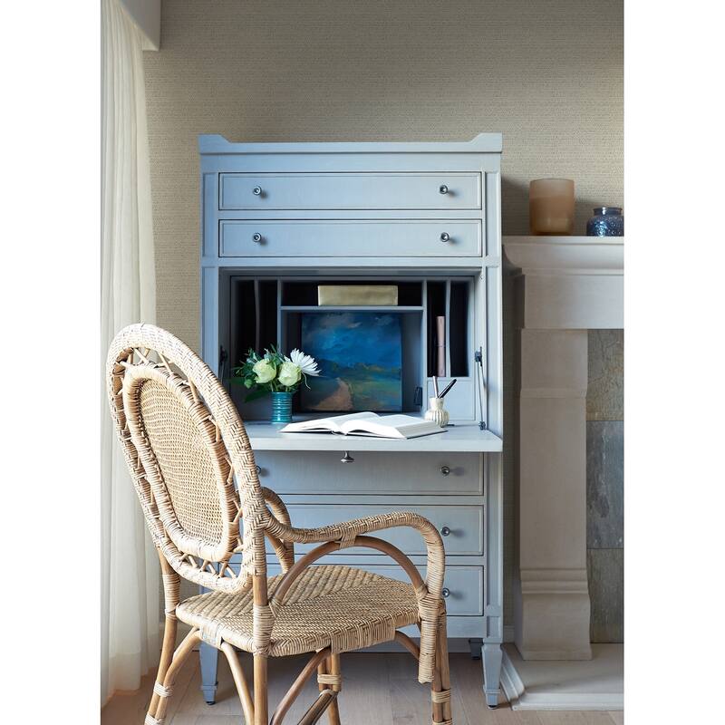 Chesapeake Balantine Neutral Weave Wallpaper