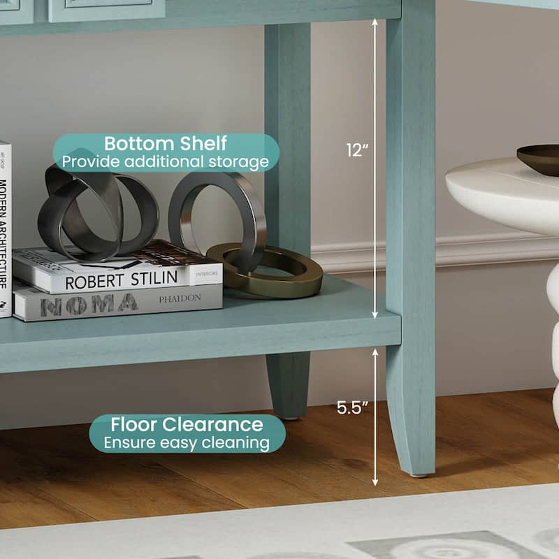 Costway Buffet Sideboard Cabinet Entryway Console Table with 2 Doors - See Details