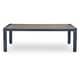 preview thumbnail 3 of 4, Signature Design by Ashley Mabry Shores Navy Blue/Brown Outdoor Dining Table - 88"W x 42"D x 29"H