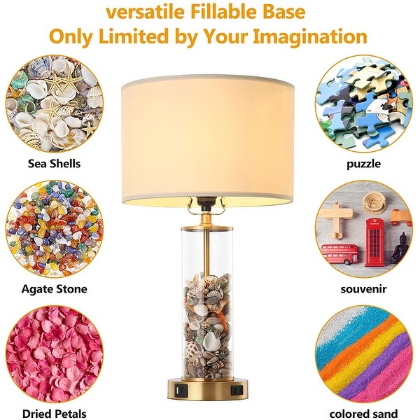 Acrylic fillable lamp discount