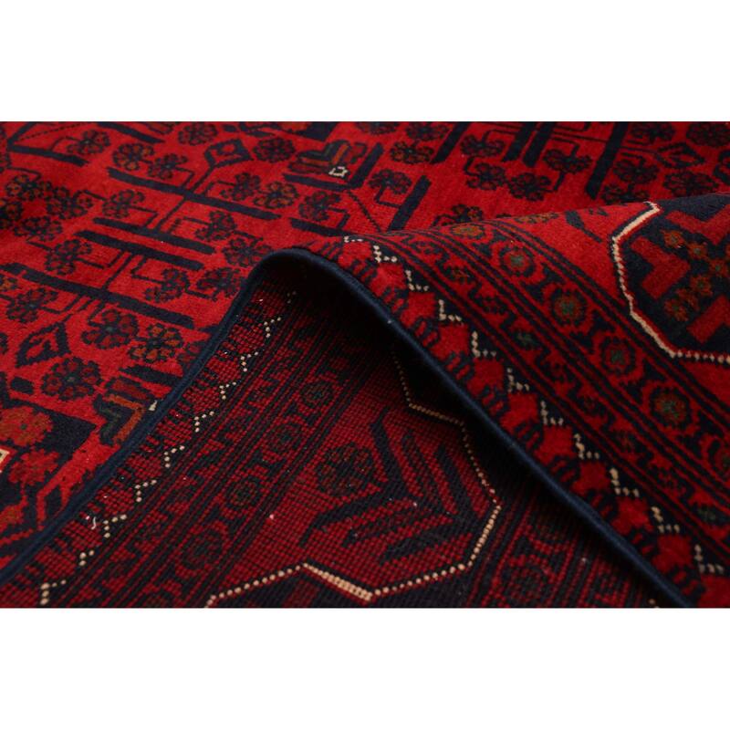 ECARPETGALLERY Hand-knotted Finest Khal Mohammadi Red Wool Rug - 5'9 x 7'11