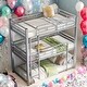 preview thumbnail 12 of 18, Twin Size Triple Bunk Bed with Strong Construction