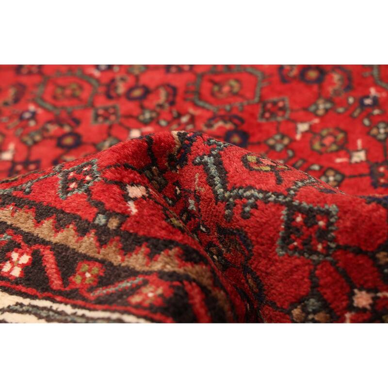 ECARPETGALLERY Hand-knotted Andelz Red Wool Rug - 3'3 x 5'1