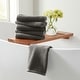 preview thumbnail 32 of 174, Linery & Co. Luxury Cotton Textured Bath Towel. Hand Towel (Pack of 6) - Dark Grey