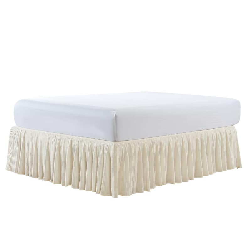 Serenta 18 Inch Drop Diamond Square Matching Bed Skirt