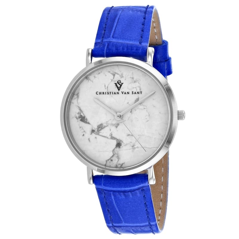 Christian Van Sant Women's Lotus White Dial Watch - CV0420 - 6 (36)