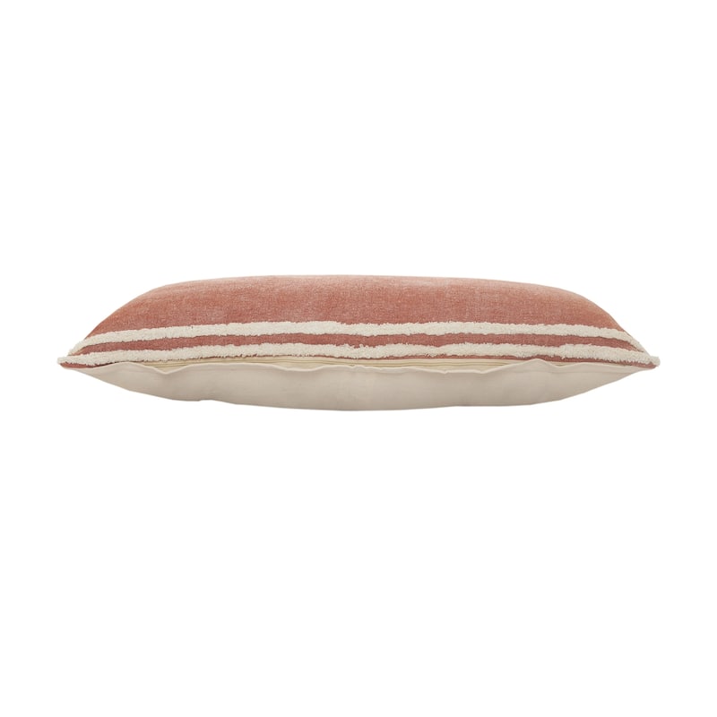 Sevita Soft Striped Cinnamon Throw Pillow