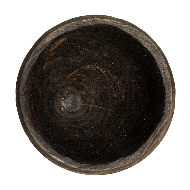 Paulownia Footed Wood Bowl