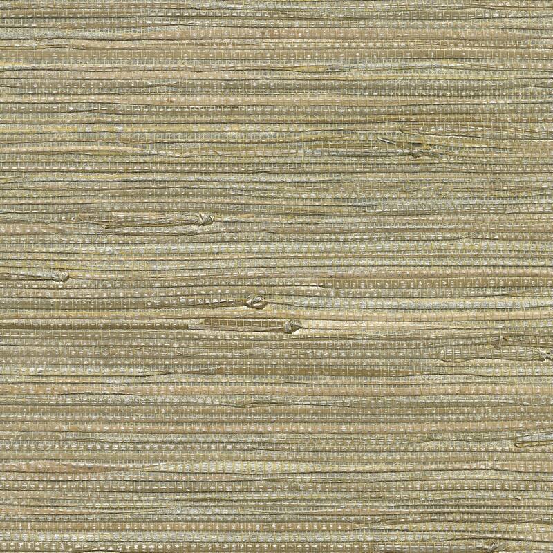 Advantage Iriga Platinum Grasscloth Wallpaper - 36in x 288in x 16.025in