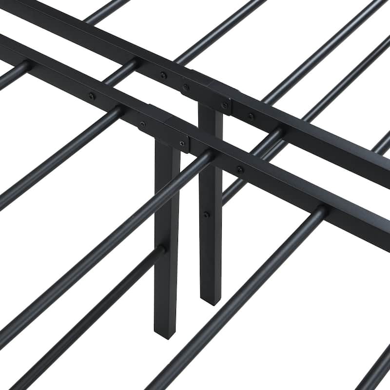 Black Heavy Duty Metal Bed Frame