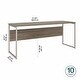 preview thumbnail 11 of 63, Hybrid 72W x 24D Computer Table Desk by Bush Business Furniture
