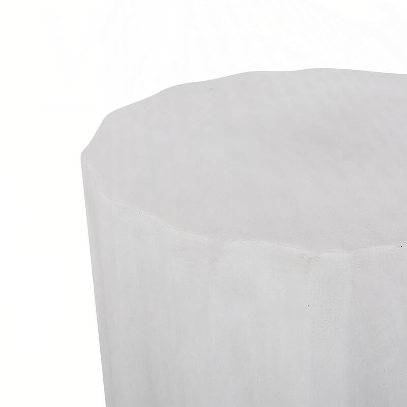 Outdoor LightWeight Concrete Side Table,without chairs