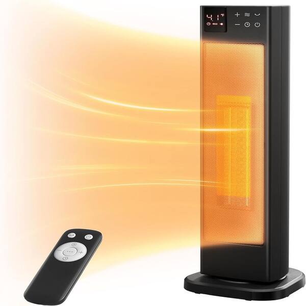 Oscillating Ceramic Tower Indoor Space Heater Bed Bath & Beyond