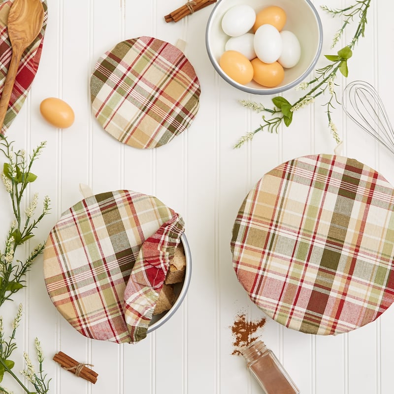 Print Dish Cover (Set Of 3)
