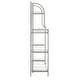 preview thumbnail 41 of 53, SAFAVIEH Amaris Victorian Wrought Iron 4-Tier Outdoor Bakers Rack. - 25" W x 15" D x 63" H