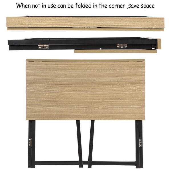 Shop Gymax Folding Computer Desk Table Laptop Pc Writing Study