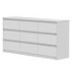 preview thumbnail 9 of 65, 63"W 9 Drawer Dresser Accent Dresser for Living Room Bedroom Chest