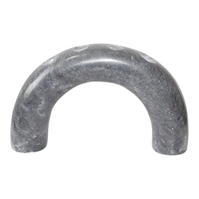 Arched Grey Marble 4- Pillar Candle Holder -ST - Grey