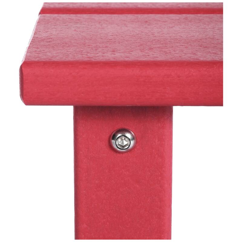 Laguna Kids Outdoor Poly Rocking Chair with Side Table 3-Piece Set