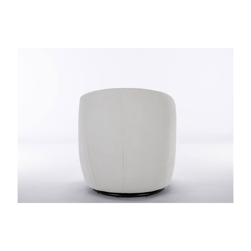 Fabric Swivel Accent Barrel Chair