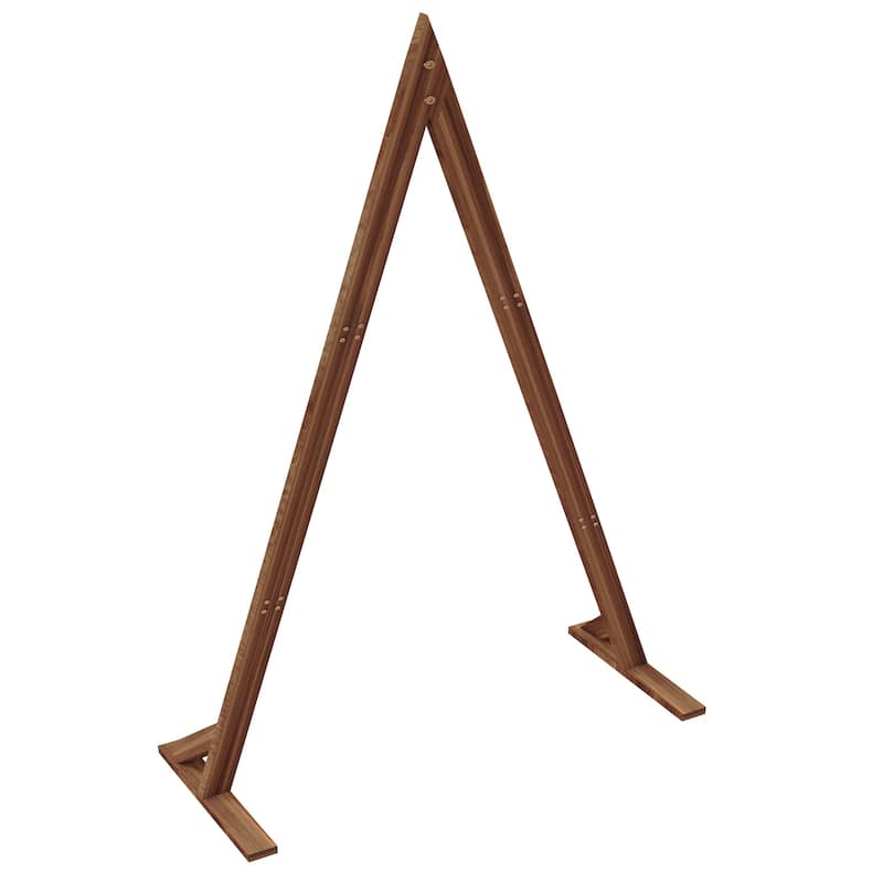 Wooden Rustic Triangle Backdrop Wedding Arch Stand Arbor Frame for Indoor Outdoor