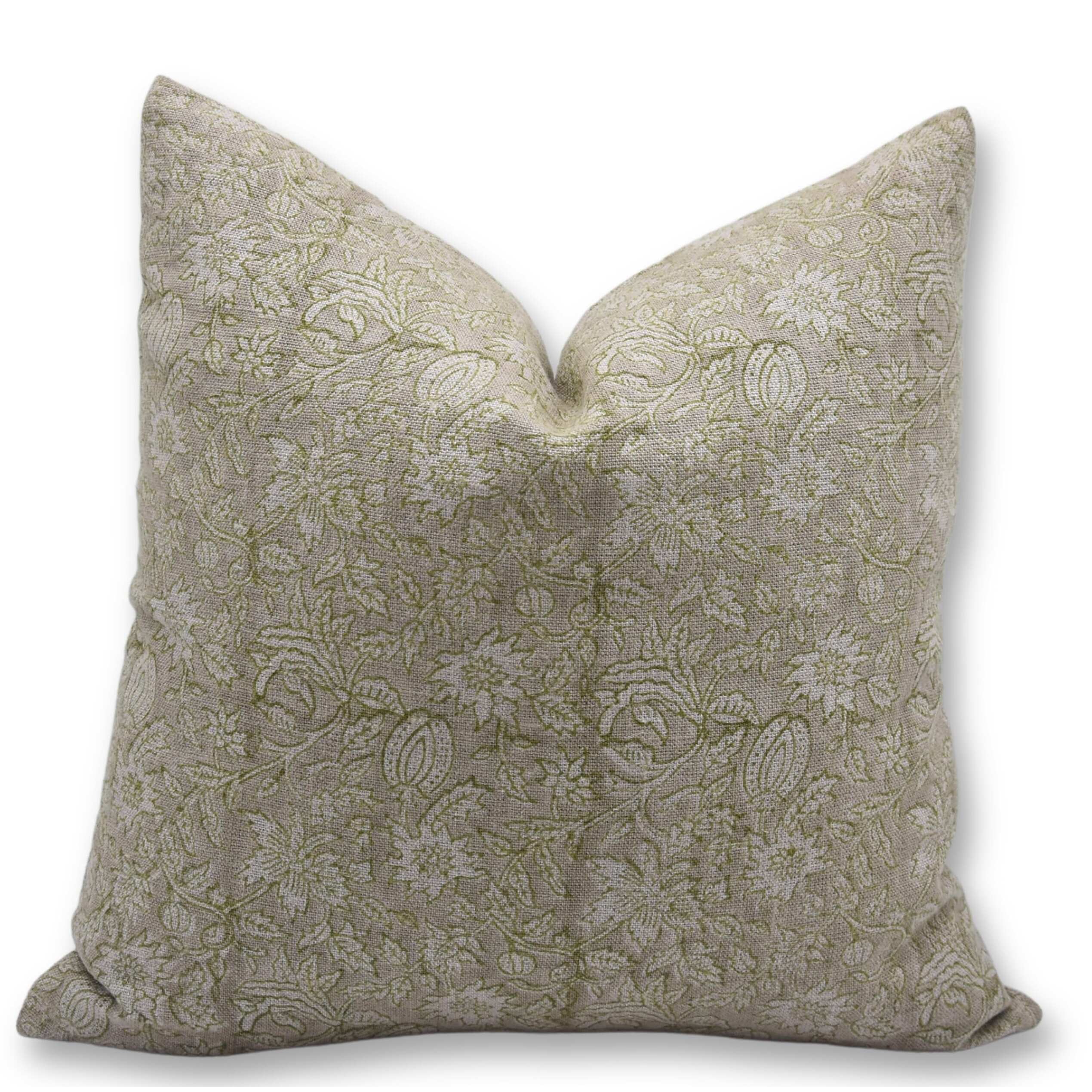 Fabdivine Eco Friendly Linen Pillow Cover Artisan Living Room, Manikarnika