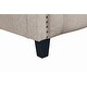 preview thumbnail 4 of 6, Abbyson Colette Tufted Cream Upholstered Bed