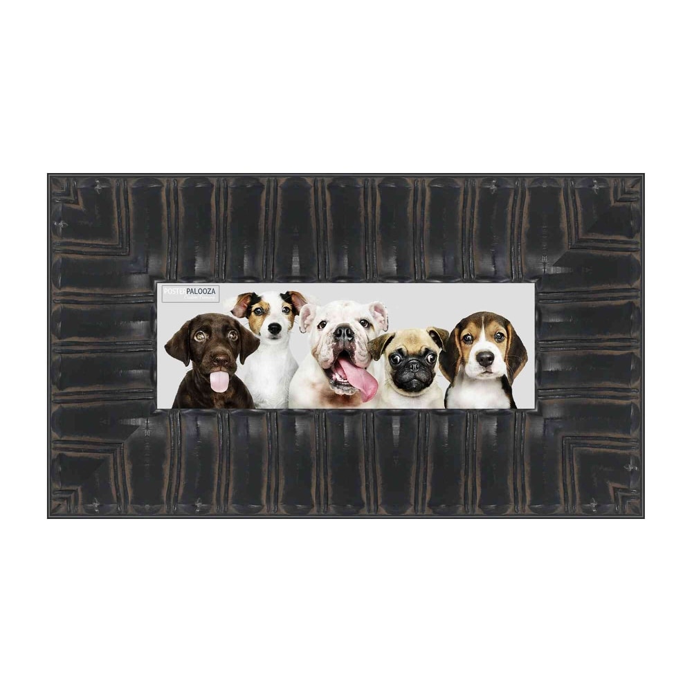 Poster Palooza 6x10 Frame Black Solid Wood Picture Frame - UV Acrylic, Foam  Board Backing & Hanging Hardware Included