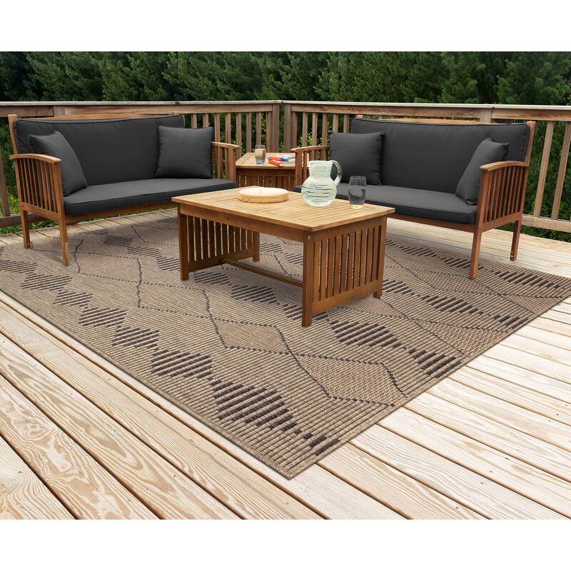 Liora Manne Monaco Diamonds Indoor/Outdoor Area Rug