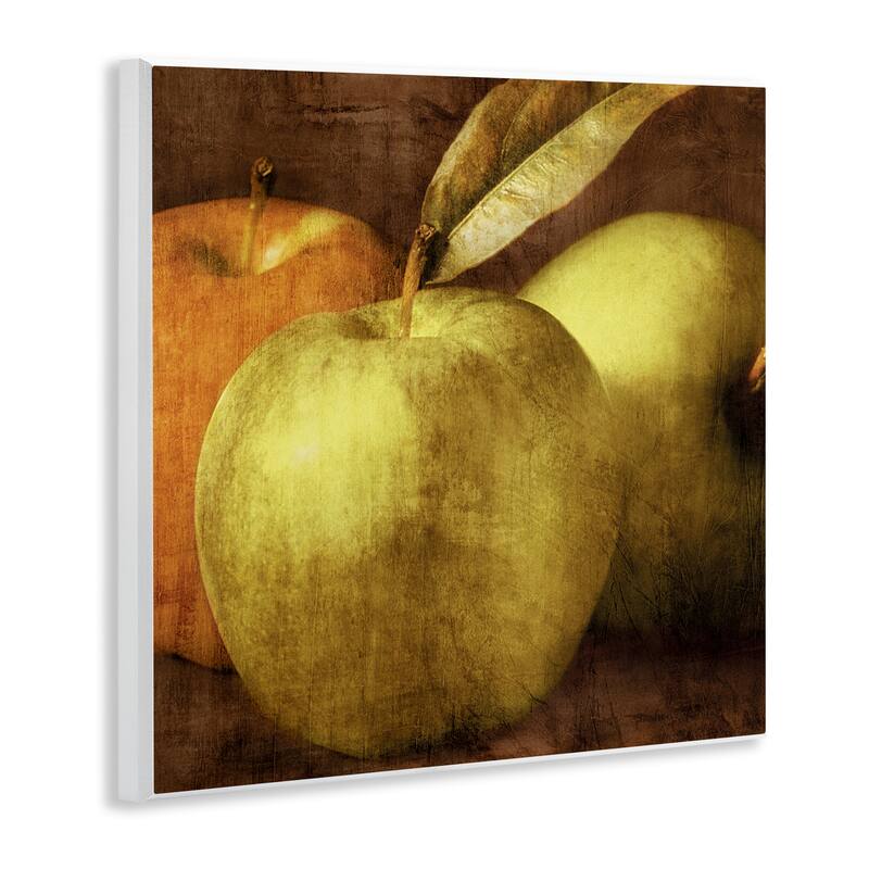 Stupell Vintage Apples Close Up Wall Plaque Art Design By Caroline Kelly