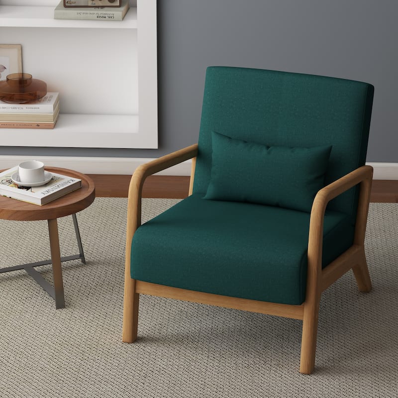Upholstered Arm Chair with Cution Modern Side Accent Chairs - 25.8"W x 28.7"H x 32.3"D