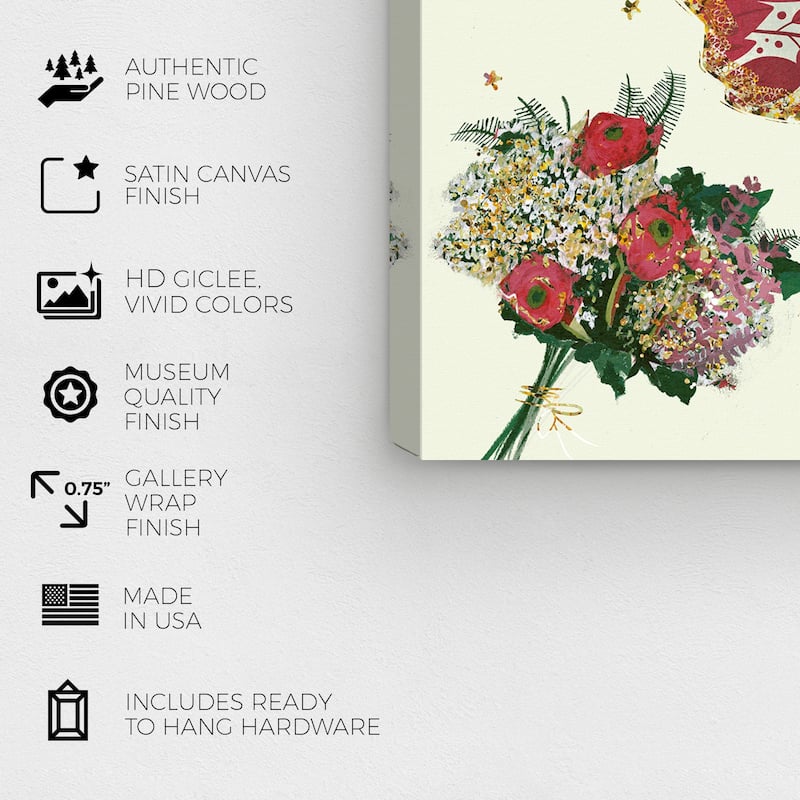 Wynwood Studio Canvas Fashion and Glam Casual Thoughts White and Cream White Glam Wall Art Canvas Print