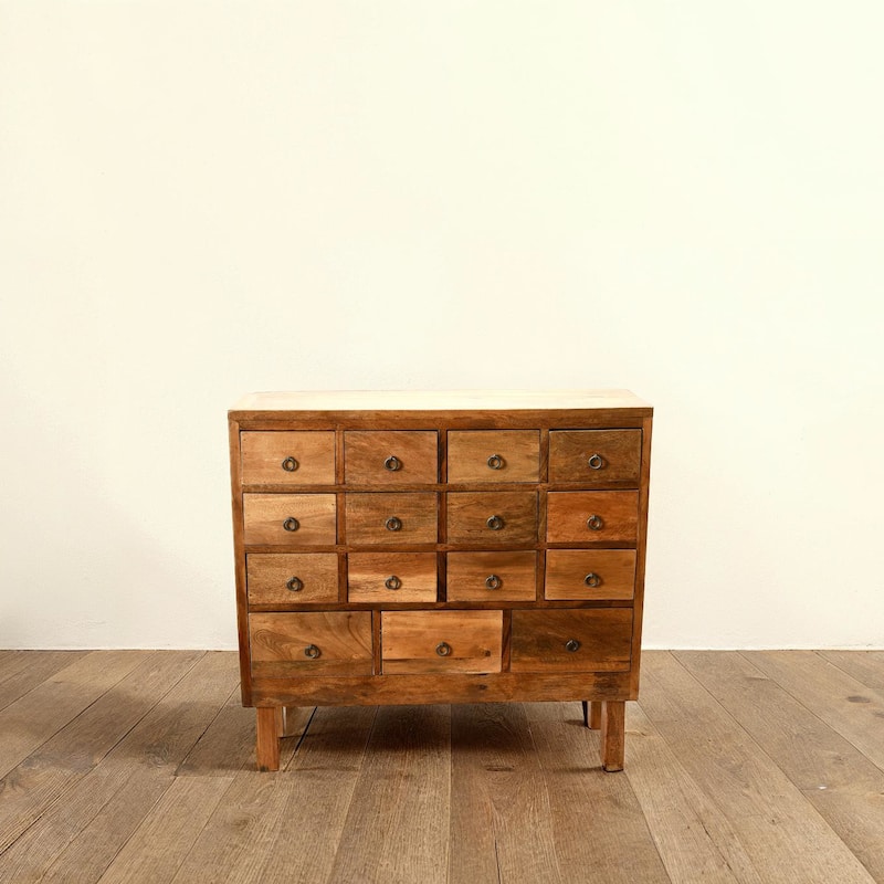 Apothecary Cabinet with 15 Drawers