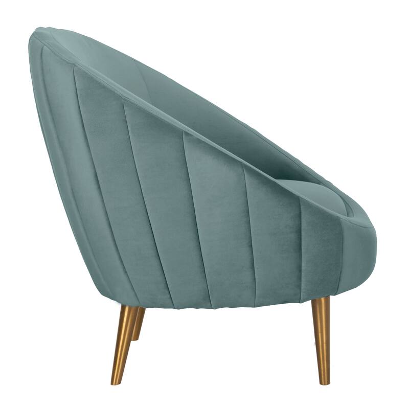 SAFAVIEH Couture Mariegret Channel Tufted Tub Chair - 32Wx30Dx32H