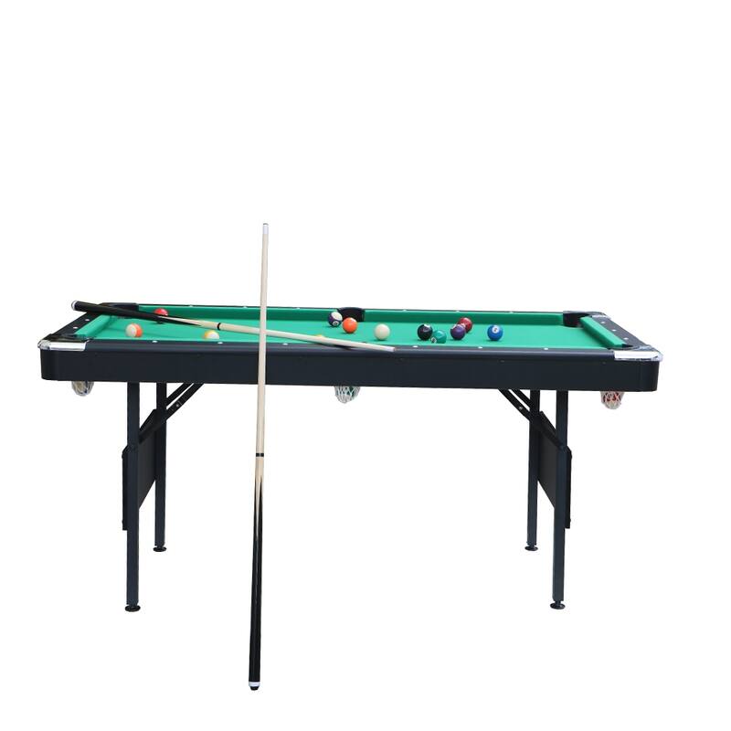 Indoor Family Movement Children's Game Billiard Table, Pool Table - Green