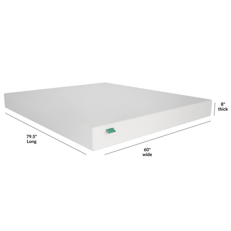 Max and Lily 8" Memory Foam Mattress Queen