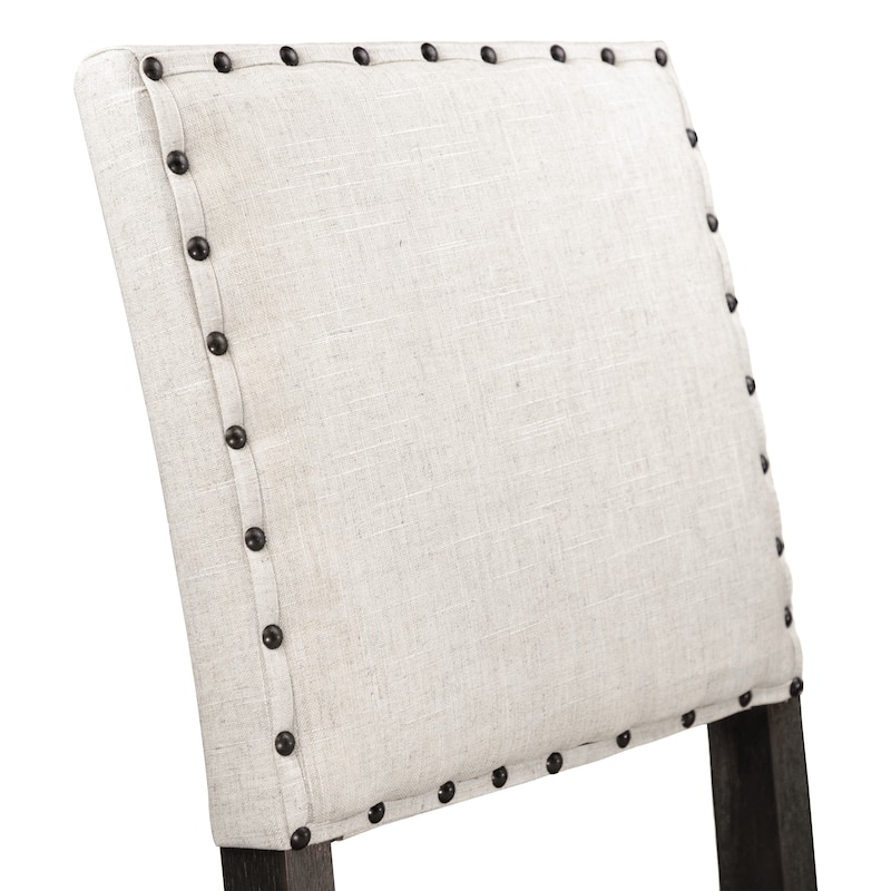 Tays Contemporary Black Bar Height Chairs (Set of 2) by Furniture of America
