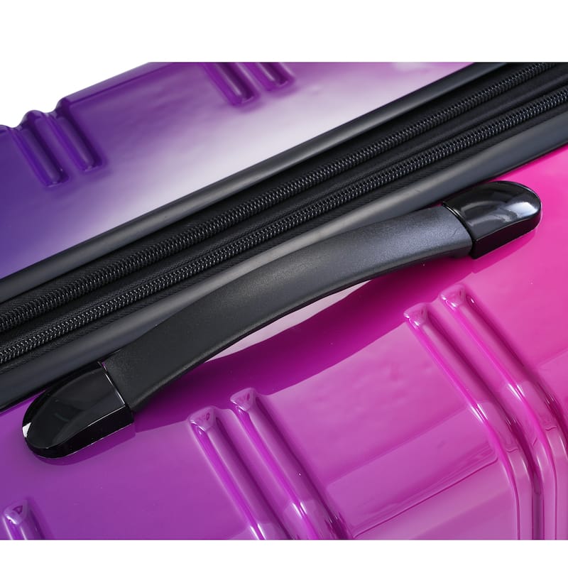 3-Piece, 20, 24, 28-Inch Modern Luggage Sets, Gradient Expandable Luggage with Swivel Wheels and TSA Lock, for Boarding Travel