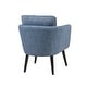 preview thumbnail 5 of 7, INK+IVY Jake Blue Accent Chair